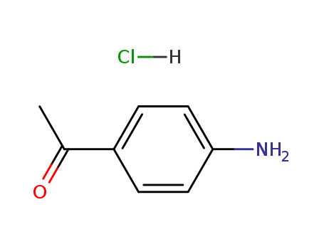 Molecular Structure of 41784-08-1 (4'-Aminoacetophenone hydrochloride)