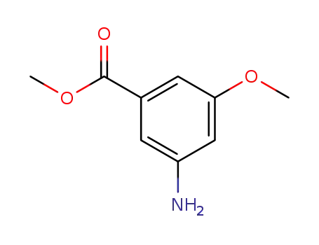 Molecular Structure of 217314-47-1 (METHYL 3-AMINO-5-METHOXYBENZOATE)