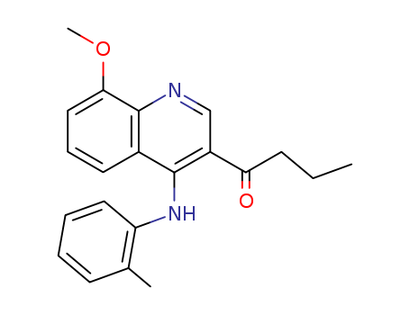 3-butyryl-4-(2-methylphenylamino)-8-methoxyquinoline(115607-61-9)