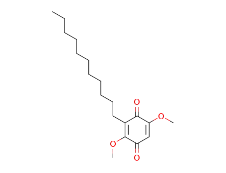 Molecular Structure of 14065-83-9 (2,5-dimethoxy-3-undecyl-1,4-benzoquinone)