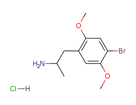 Benzeneethanamine,4-bromo-2,5-dimethoxy-a-methyl-, hydrochloride (1:1)(29705-96-2)