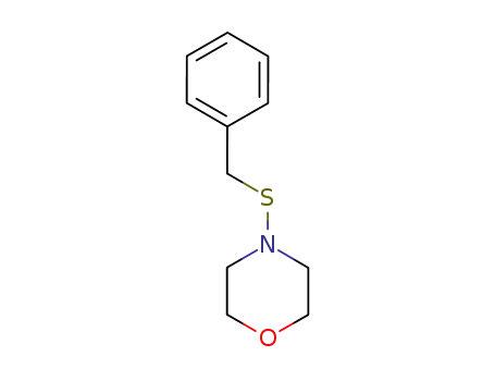 Molecular Structure of 7257-55-8 (Morpholine, 4-[(phenylmethyl)thio]-)