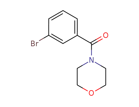 Molecular Structure of 153435-81-5 (4-(3-BROMOBENZOYL) MORPHOLINE)