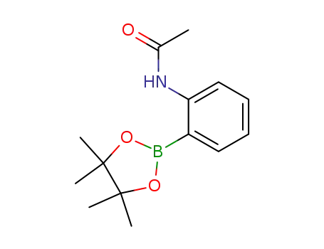 Molecular Structure of 380430-61-5 (2-Acetylaminophenylboronic acid pinacol ester)
