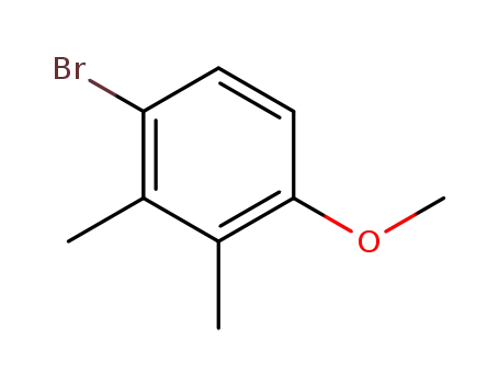 Molecular Structure of 50638-48-7 (4-BROMO-2,3-DIMETHYLANISOLE)