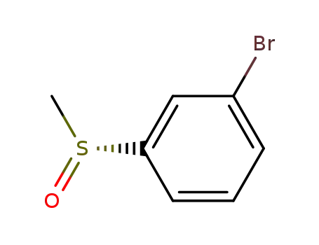 Molecular Structure of 188539-86-8 ((R)-1-bromo-3-(methylsulfinyl)benzene)