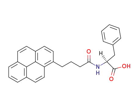 Molecular Structure of 199612-75-4 (4-(1-PYRENYL)BUTYRYL-PHE-OH)