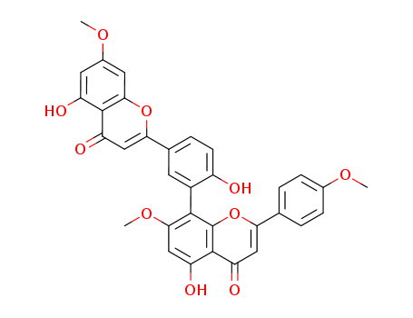 ≥98% high purity high quality custom manufacturing natural extract heveaflavone 23132-13-0