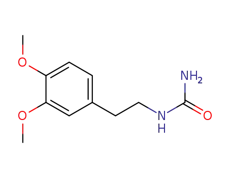 Molecular Structure of 25017-47-4 ((3,4-Dimethoxyphenethyl)urea)