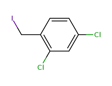 Molecular Structure of 116529-35-2 (2,4-DICHLOROBENZYL IODIDE)