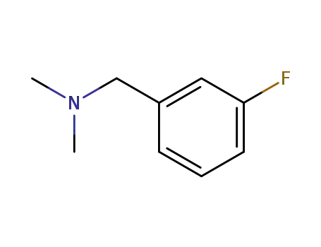 Molecular Structure of 770-18-3 (BenzeneMethanaMine, 3-fluoro-N,N-diMethyl-)