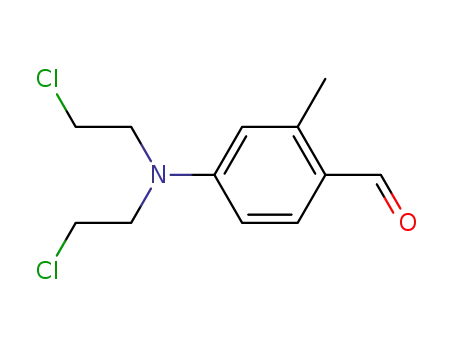 Molecular Structure of 26459-95-0 (4-N,N-BIS(2-CHLOROETHYL)AMINO-2-TOLUALDEHYDE)