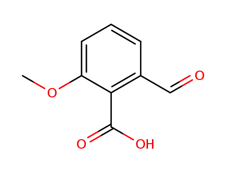 Molecular Structure of 53015-08-0 (2-FORMYL-6-METHOXYBENZOIC ACID)