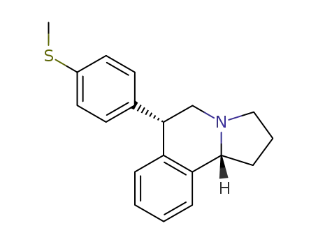 (6S,10bR)-6-[4-(methylthio)phenyl]-1,2,3,5,6,10b-hexahydropyrrolo[2,1-a]isoquinoline