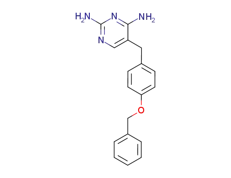 Molecular Structure of 49873-11-2 (5-[(4-Benzyloxy)benzyl]-2,4-diaminopyrimidine)
