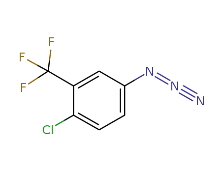 Molecular Structure of 85862-78-8 (4-azido-1-chloro-2-(trifluoromethyl)benzene)