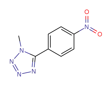 Molecular Structure of 20743-51-5 (1-methyl-5-(4-nitrophenyl)-1H-Tetrazole)
