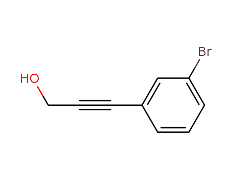 Molecular Structure of 170859-80-0 (3-(3-BROMOPHENYL)PROP-2-YN-1-OL)