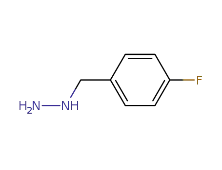 Molecular Structure of 699-05-8 ((4-FLUORO-BENZYL)-HYDRAZINE)