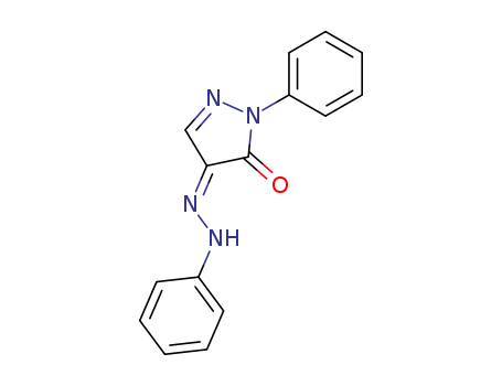 1H-Pyrazole-4,5-dione,1-phenyl-, 4-(2-phenylhydrazone) cas  16335-50-5