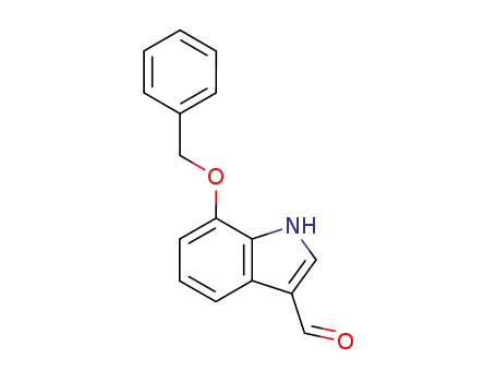 Molecular Structure of 92855-65-7 (7-Benzyloxyindole-3-carbaldehyde)