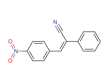 Molecular Structure of 62297-44-3 (Benzeneacetonitrile, a-[(4-nitrophenyl)methylene]-, (Z)-)