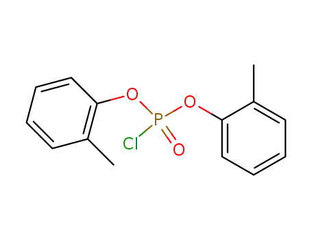 Molecular Structure of 6630-13-3 (1-[chloro-(2-methylphenoxy)phosphoryl]oxy-2-methyl-benzene)