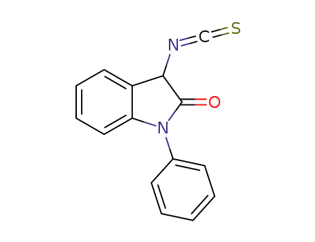 Molecular Structure of 1354636-91-1 (3-isothiocyanato-1-phenylindolin-2-one)