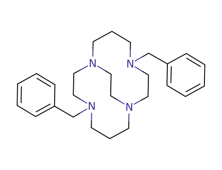 Molecular Structure of 177937-60-9 (1,4,8,11-Tetraazabicyclo[6.6.2]hexadecane, 4,11-bis(phenylmethyl)-)