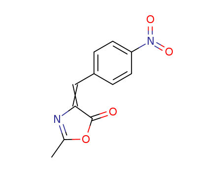 5(4H)-Oxazolone, 2-methyl-4-[(4-nitrophenyl)methylene]-