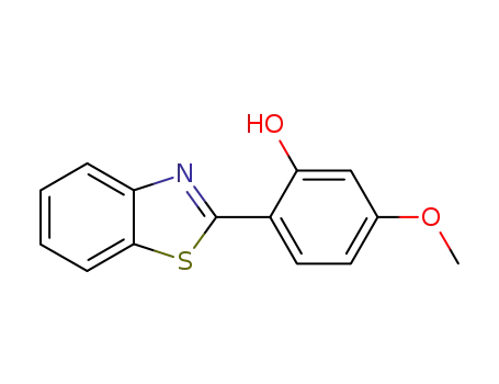 Molecular Structure of 90481-46-2 (2-(2-BENZOTHIAZOLYL)-5-METHOXYPHENOL)