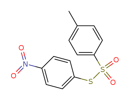 Benzenesulfonothioicacid, 4-methyl-, S-(4-nitrophenyl) ester cas  17046-97-8