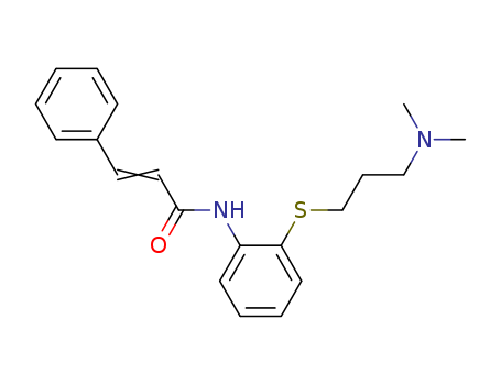 2-Propenamide,N-[2-[[3-(dimethylamino)propyl]thio]phenyl]-3-phenyl-