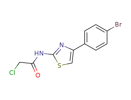 N-[4-(4-bromophenyl)-1,3-thiazol-2-yl]-2-chloroacetamide