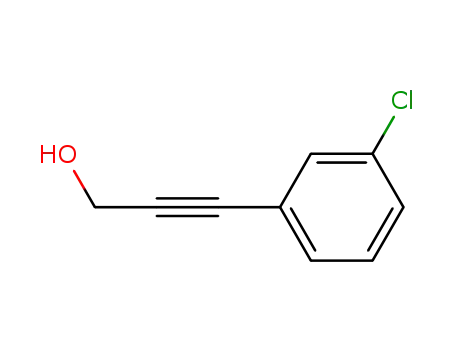Molecular Structure of 80151-33-3 (3-(3-CHLOROPHENYL)PROP-2-YN-1-OL)
