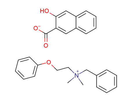 Molecular Structure of 3818-50-6 (Bephenium hydroxynaphthoate)