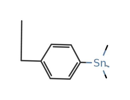 Molecular Structure of 1009-50-3 (Stannane, (4-ethenylphenyl)trimethyl-)