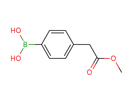 Molecular Structure of 454185-96-7 ((4-Methoxycarbonylmethylphenyl)boronic acid)
