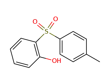 Molecular Structure of 10371-01-4 (Phenol, 2-[(4-methylphenyl)sulfonyl]-)