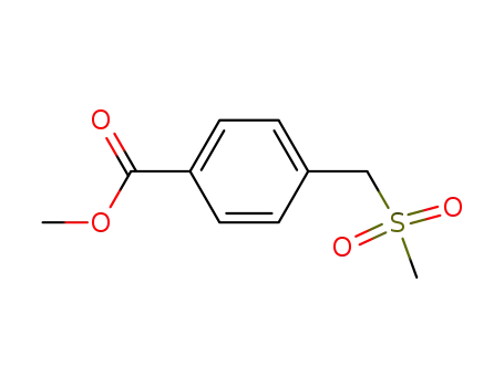 Molecular Structure of 160446-22-0 (METHYL 4-(METHANESULFONYLMETHYL)BENZOATE)