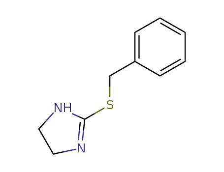 Molecular Structure of 20268-38-6 (4,5-Dihydro-2-((phenylmethyl)thio)-(1H)imidazole)