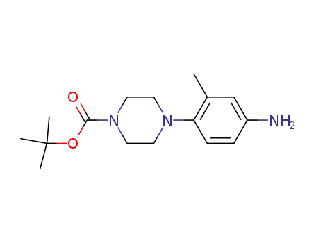 Molecular Structure of 361345-37-1 (4-(4-Boc-piperazin-1-yl)-3-methylaniline)