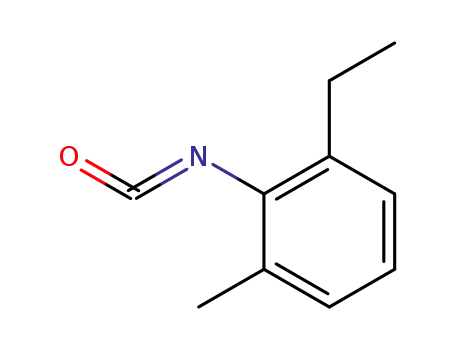 Molecular Structure of 75746-71-3 (2-ETHYL-6-METHYLPHENYL ISOCYANATE)
