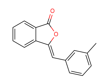 Molecular Structure of 105279-22-9 (1(3H)-Isobenzofuranone, 3-[(3-methylphenyl)methylene]-, (3Z)-)