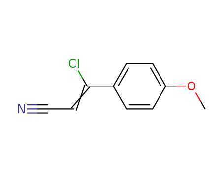 3-CHLORO-3-(4-METHOXYPHENYL)ACRYLONITRILE