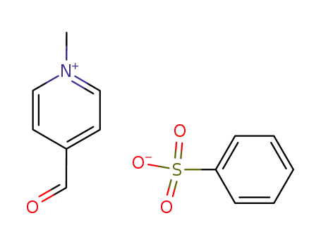 Molecular Structure of 82228-89-5 (4-FORMYL-1-METHYL-PYRIDINIUM BENZENESULFONATE)