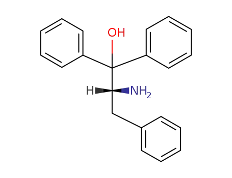 Molecular Structure of 86906-05-0 ((R)-(+)-2-AMINO-1,1,3-TRIPHENYL-1-PROPANOL)