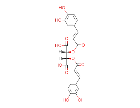 Molecular Structure of 133520-29-3 (Dicaffeoyltartaric acid, meso form)