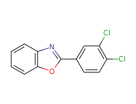 Molecular Structure of 3164-12-3 (2-(3,4-Dichlorophenyl)benzoxazole)