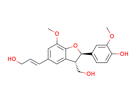 3-Benzofuranmethanol,
2,3-dihydro-2-(4-hydroxy-3-methoxyphenyl)-5-[(1E)-3-hydroxy-1-propen
yl]-7-methoxy-, (2R,3S)-